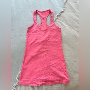 Pink lulu tank